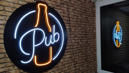 neon led pub reklama szyld dekoracja producent - Буквы из гибкого неона